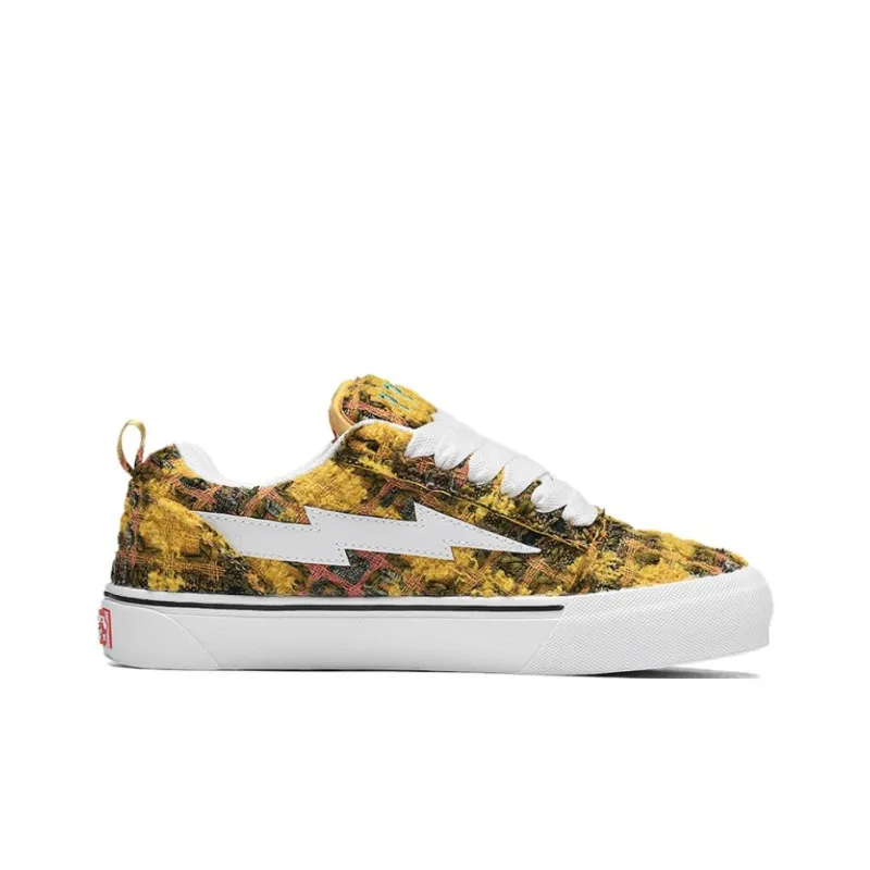 VFTS Lightning Skateboard Shoes Anti Slip And Wear Resistant Height Increasing Low Top Students Preppy Style Unisex-11