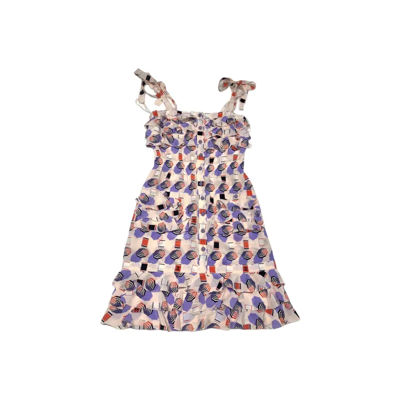 CHANEL 19S Slip Dress Women's Multicolor-0