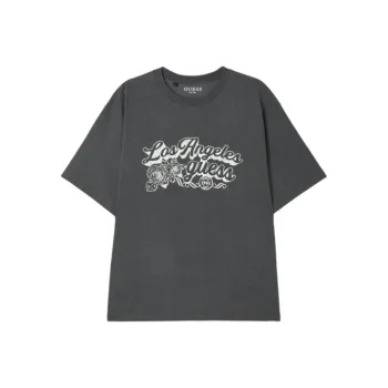 GUESS T Shirts Unisex Dark Gray