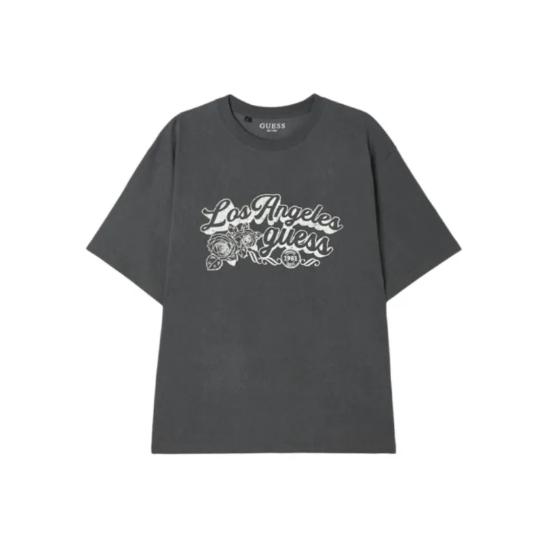 GUESS T Shirts Unisex Dark Gray-0