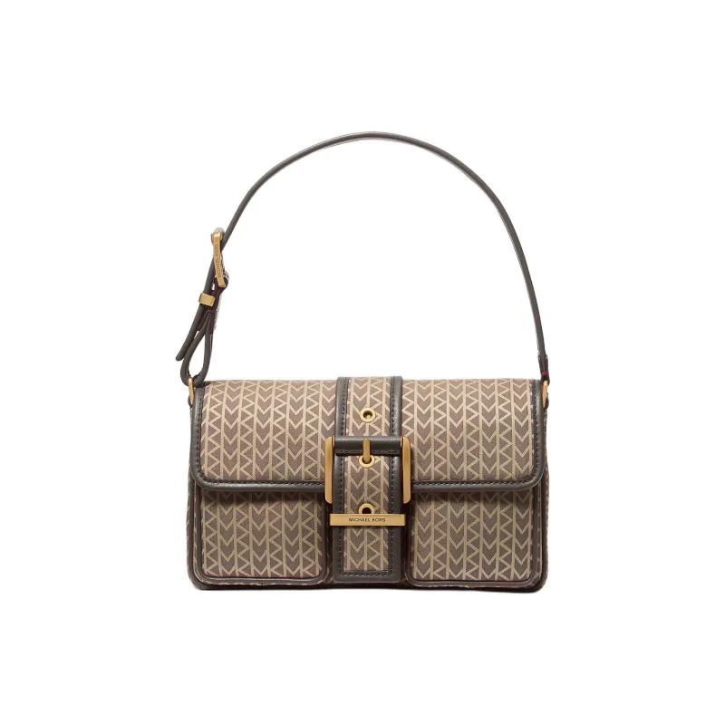 MICHAEL KORS Colby Polyester Handbag, Shoulder Bag Medium Size Women's Brown-0