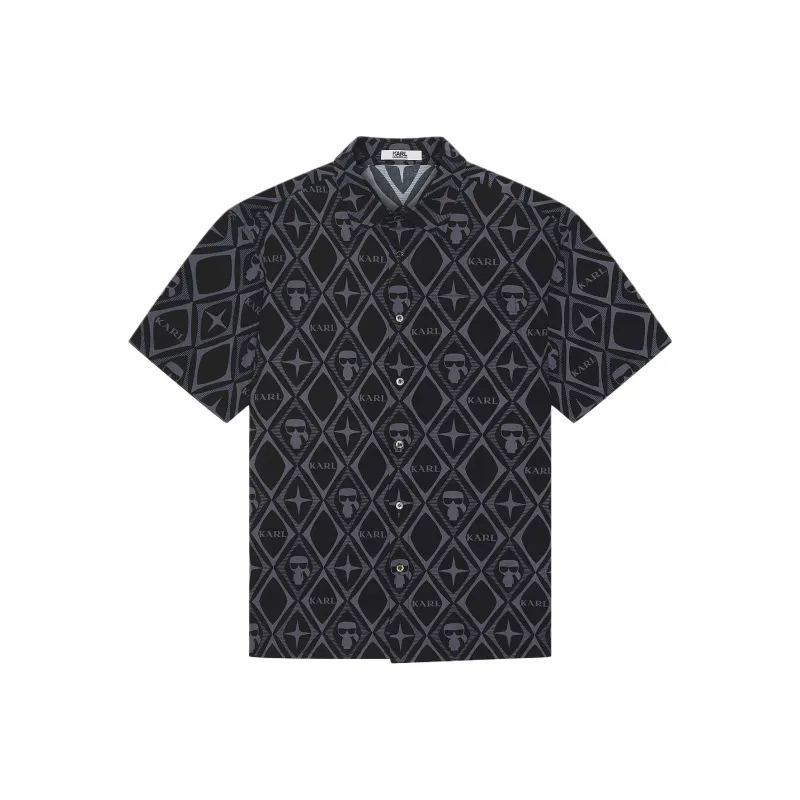 KARL LAGERFELD SS24 Shirt Men's Black-0