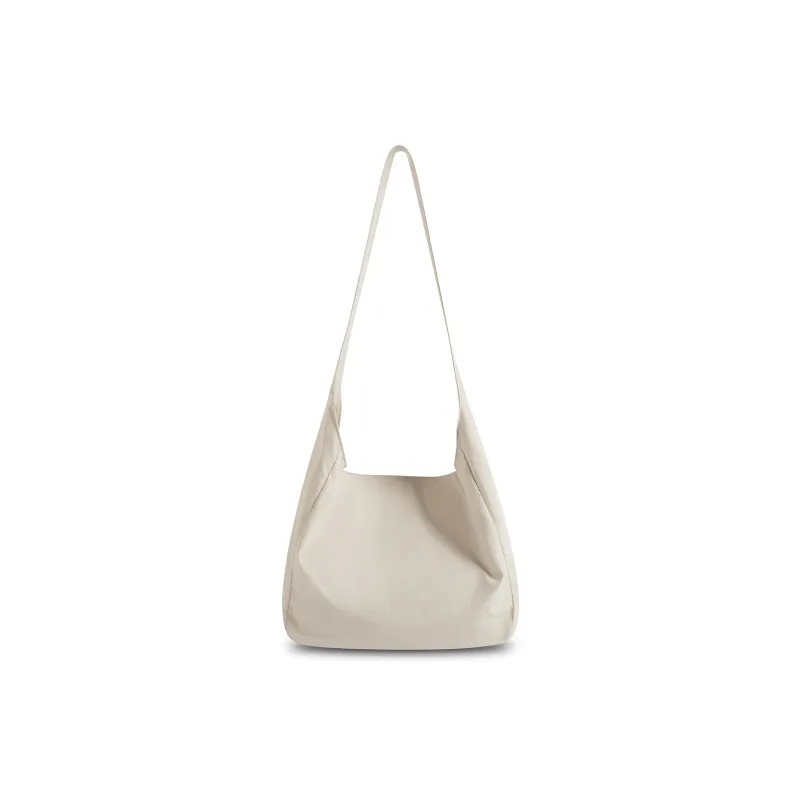 Mmlg Polyester Shoulder Bag Medium Size Unisex Beige Apricot/Red/Marine Blue-1