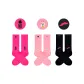 3 pairs set (Lucky Cat + Black Pineapple + Pink Mustache)