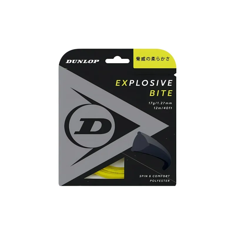 DUNLOP Tennis Racket Strings Competition Unisex Yellow-0
