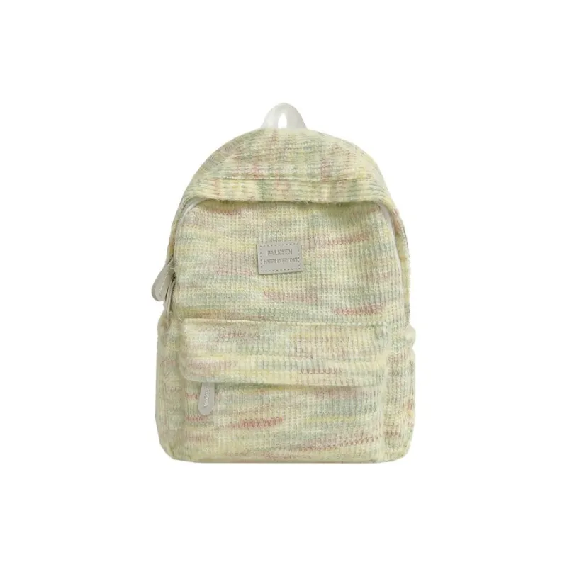 S.REPHEN Nylon Backpack Regular Women's Ecru/Beige Yellow/Turquoise/White Pink-30