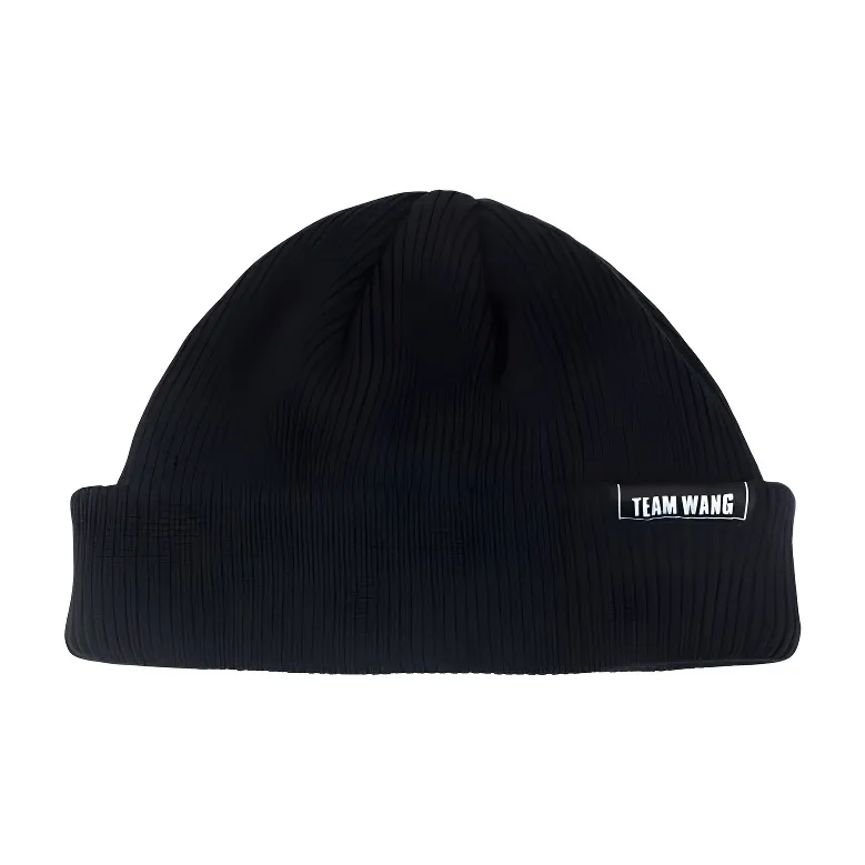 TEAM WANG Design Acrylic Beanies Unisex Black-2