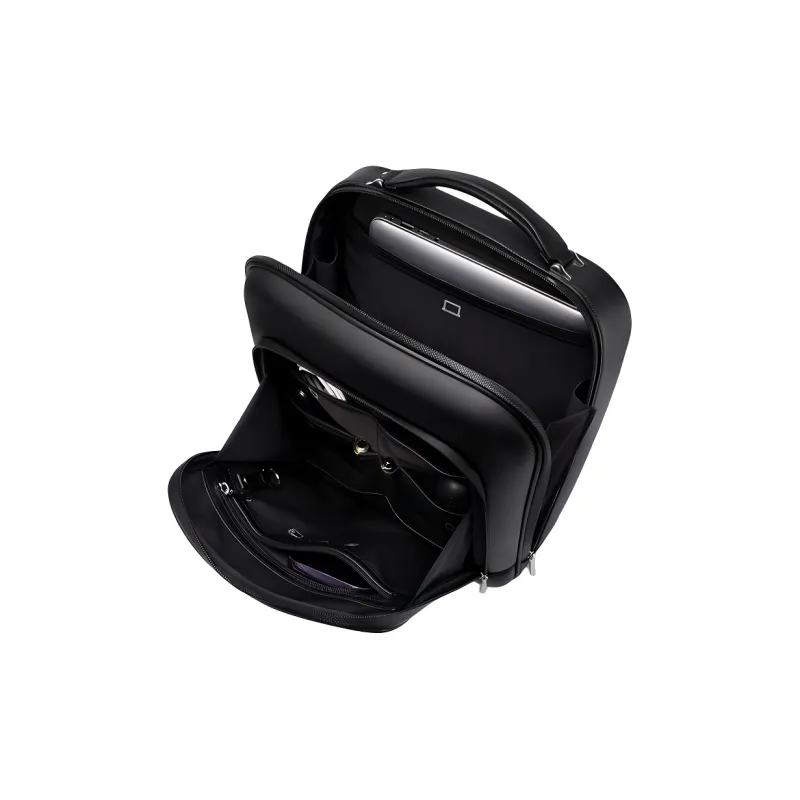 Jeep Microfiber Synthetic Leather Backpack Regular Men's Black-4