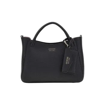 GUESS PU One Shoulder Handbag Medium Size Women's Black