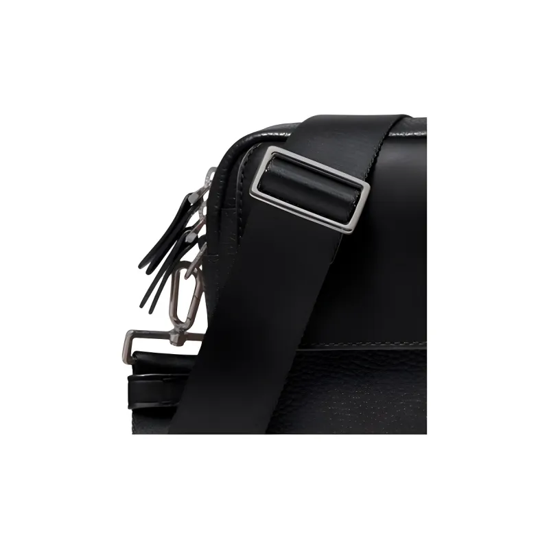 MICHAEL KORS MICHAEL KORS Handbag Collection Hudson Litchi Grain Leather Camera Bag Crossbody Bag Men's Black-4