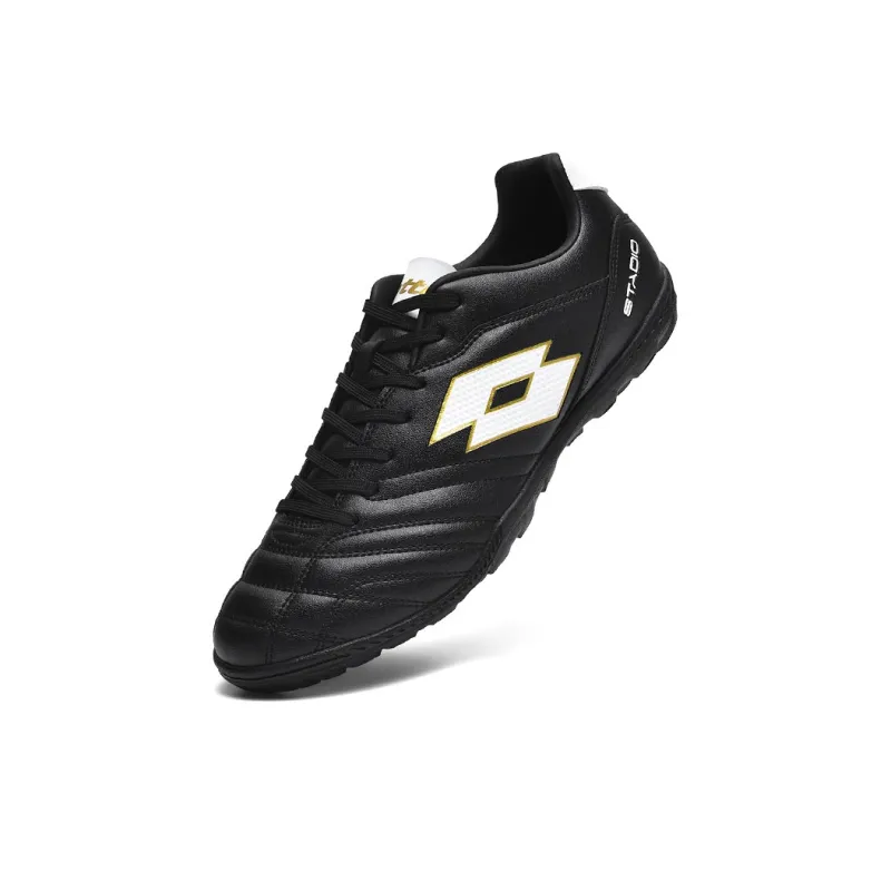 LOTTO SOLISTA Collection Anti Slip Wear Resistant Soccer Shoes Men's Black-2