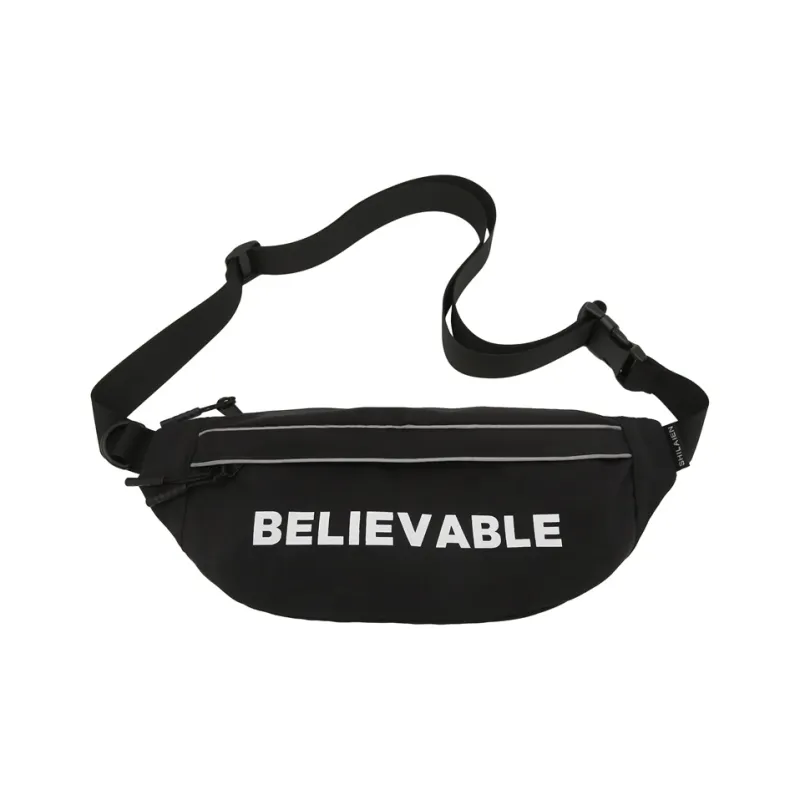 OURFUN Nylon Sling Bag Unisex White/Black/Red/Green/Blue/Pink-6