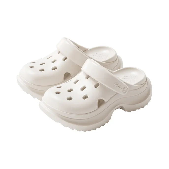 POSEE Lightweight Fashion Home Slippers Unisex, White+Raspberry-15