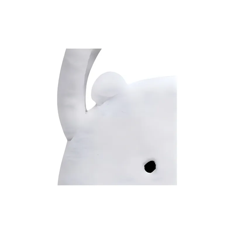 MINISO Plush Handbag Unisex White-2