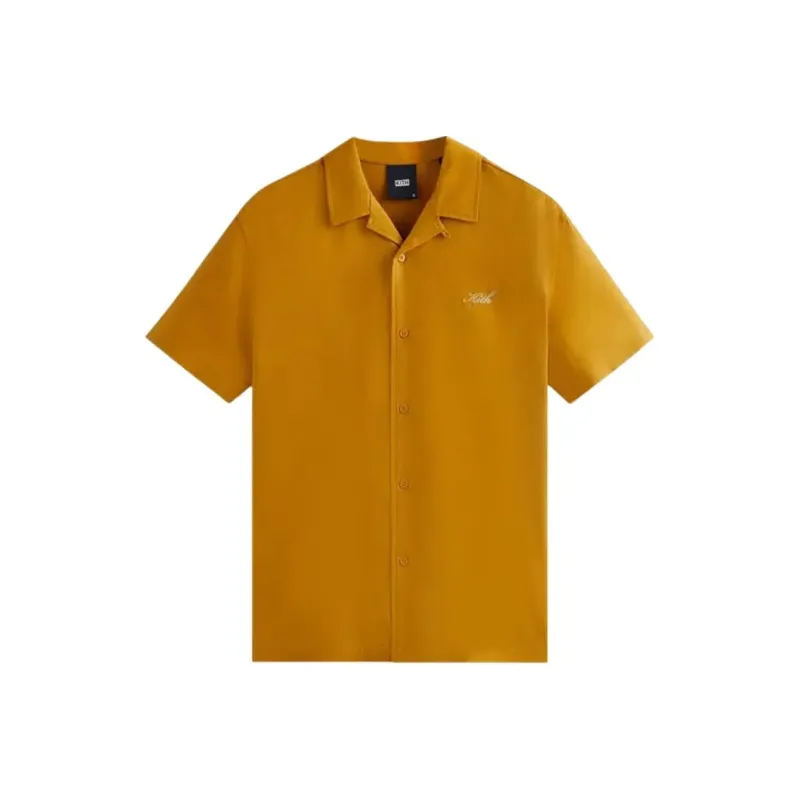 KITH Silk Cotton Thompson Camp Collar Shirt-0
