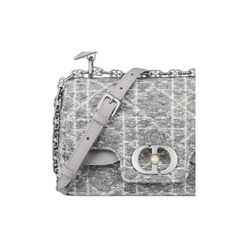 DIOR Jolie Cotton Shoulder Bag, Crossbody Bag, Handbag Trumpets Women's Rattan Pot Floral Chinoiserie-5