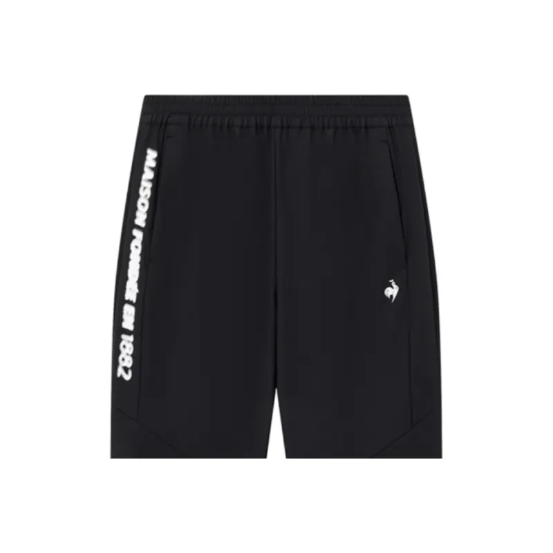 Le Coq Sportif Knitted Sports Pants Men's Black-4