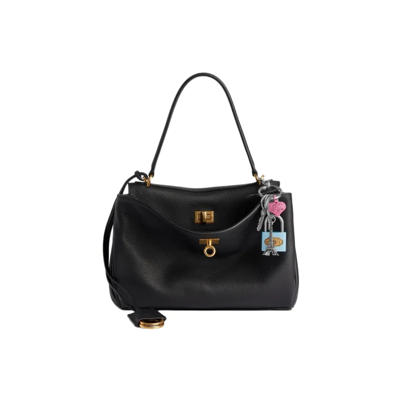 Balenciaga Brass Bag Accessory Women's Silver & Blue & Pink-2