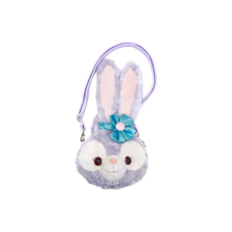 Disney Plush Crossbody Bag, Shoulder Bag Medium Size Women's Purple-0