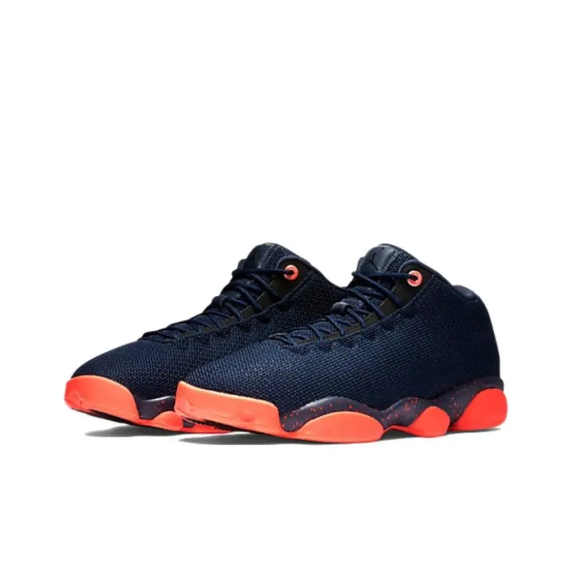 Jordan Horizon Abrasion Resistant Low Top Vintage Basketball Shoes Men's Red Black-2