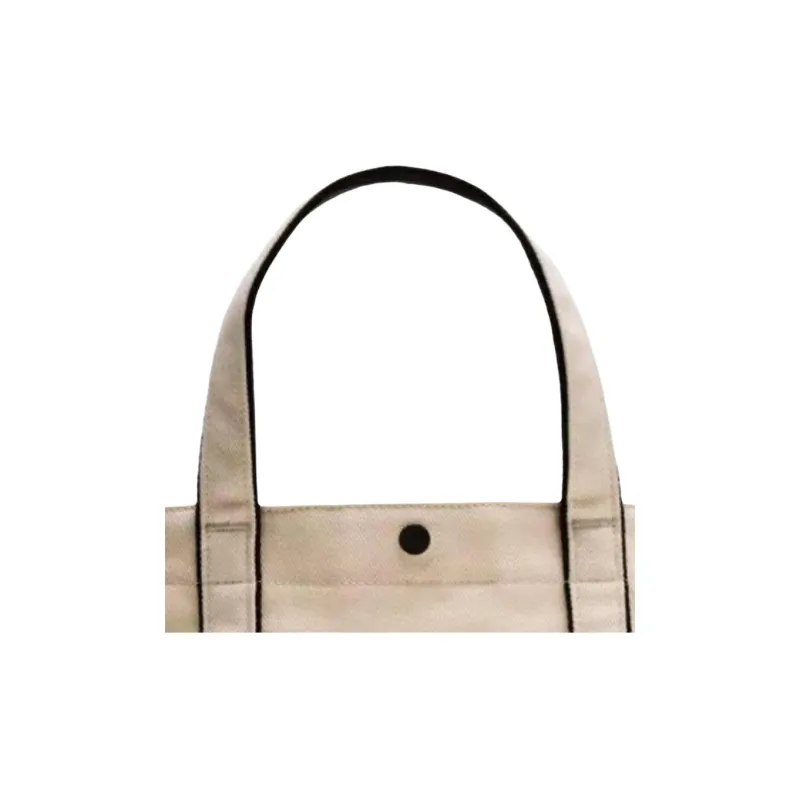 Lululemon Canvas Tote Bag, Shopping Bag, Handbag Mini Unisex Natural-1