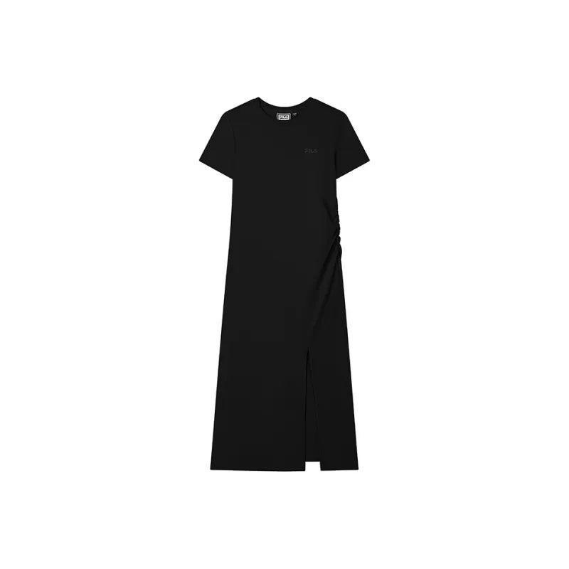 FILA ORIGINALE Short Sleeved Dress Women's Jet Black-0