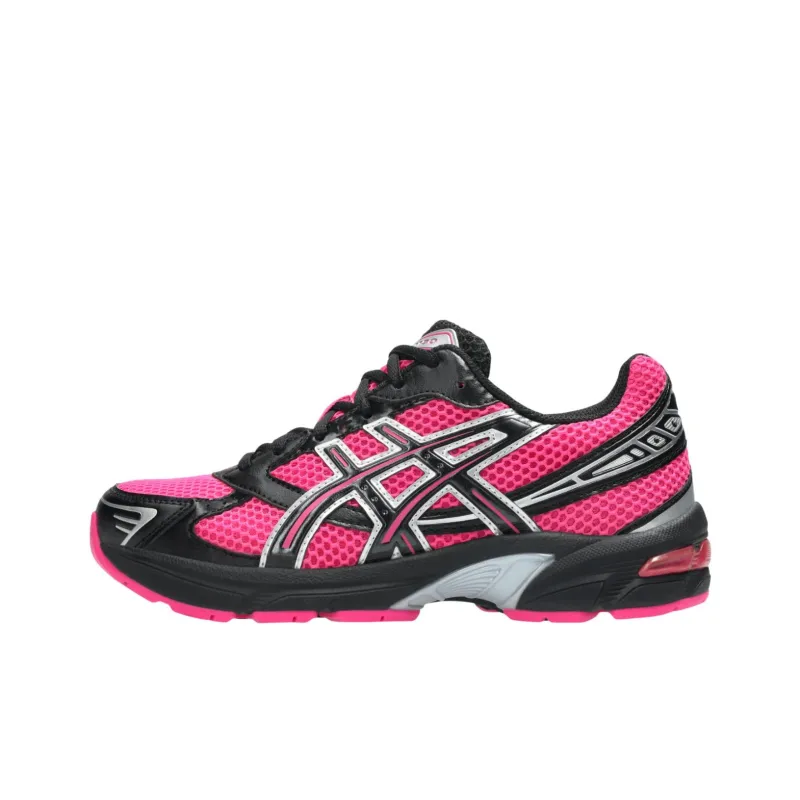 Asics Gel 1130 Abrasion Resistant Support Low Top Running Shoes Unisex Black Pink-0