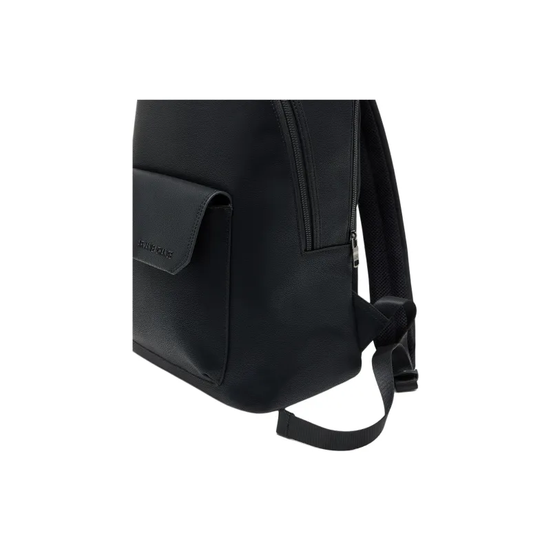ARMANI EXCHANGEAE Polyester Backpack Men's Black-4