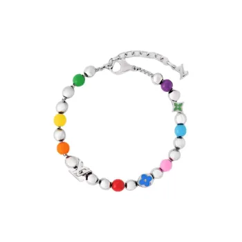 LOUIS VUITTON Metal, Enamel Bracelets Men's Multicolor