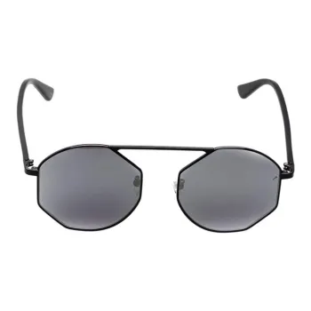 McQ Alexander McQueen Metal Aviator Sunglasses Unisex Black