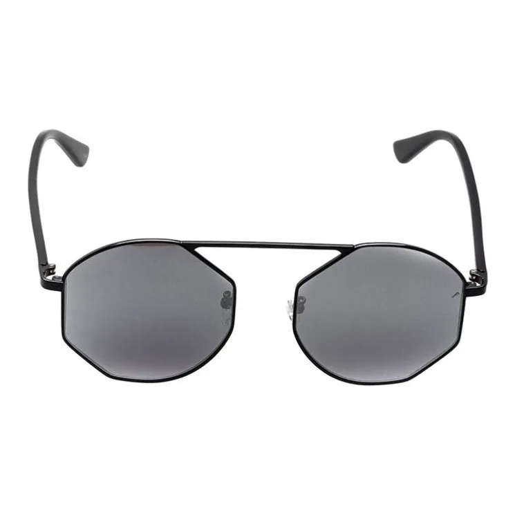 McQ Alexander McQueen Metal Aviator Sunglasses Unisex Black-0