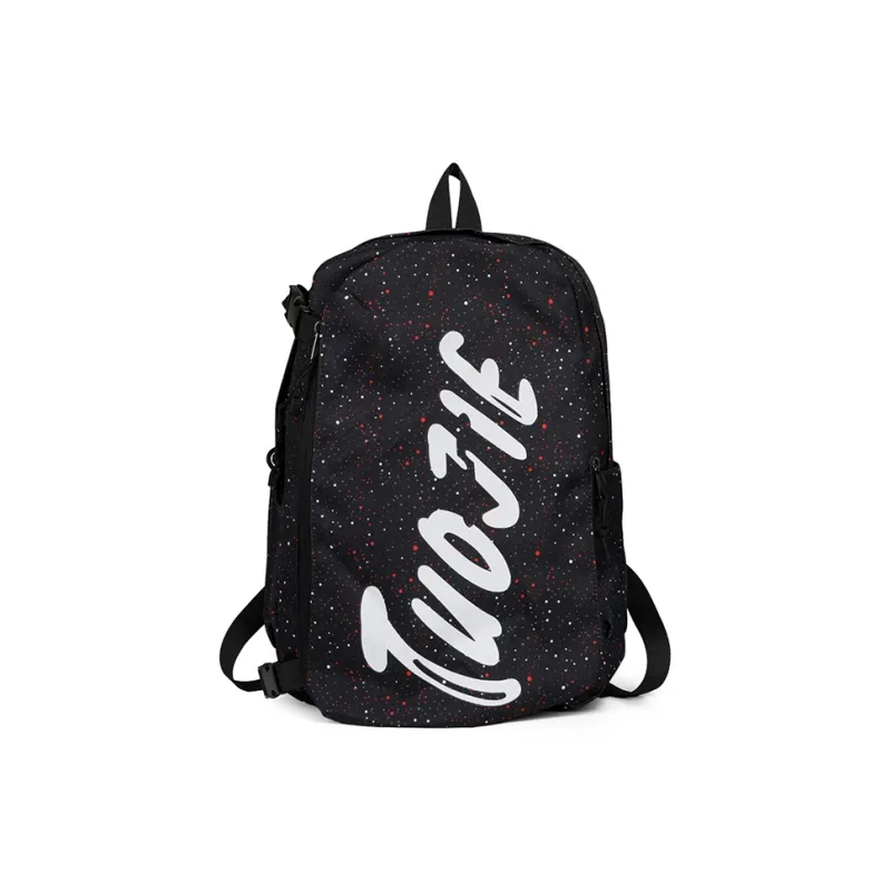 BRABOSTON Nylon Backpack Unisex Black/White/Gray/Red-33