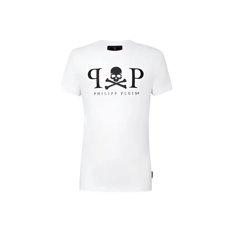PHILIPP PLEIN T Shirts Men White-0