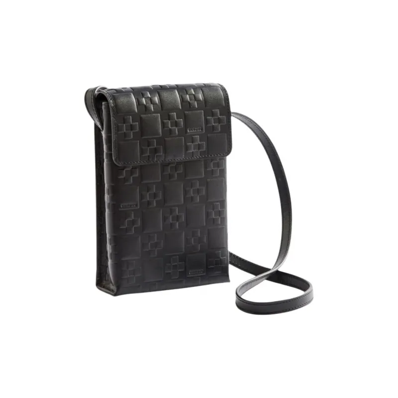 Sandro Cowhide Leather Shoulder Bag Crossbody Bag Regular Men's Black-1