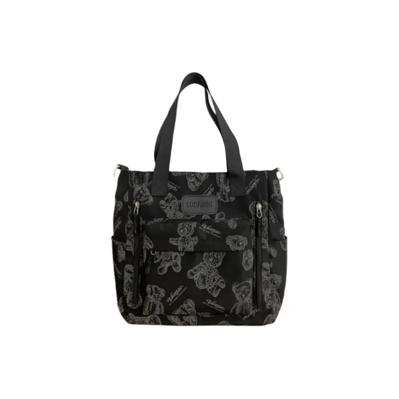 OTA Polyester Composite Fabric Tote Handbag, Shoulder Bag Women's Multicolor-12