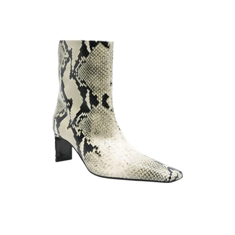 KHAITE Ona Ankle Boots 5.5cm Women's Gray-2