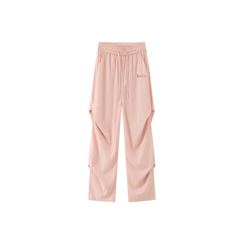 SOIE Casual Pants Unisex Gray White-7