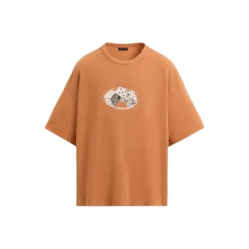 ZARA T Shirts Men Orange