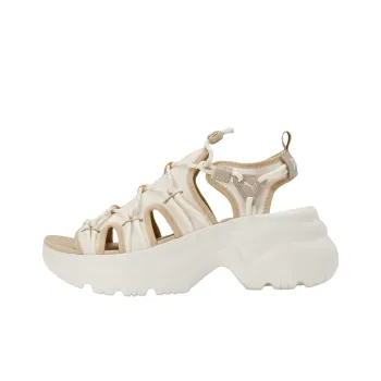 PUMA Cilia Wedge Beach Sandals Women's Ecru
