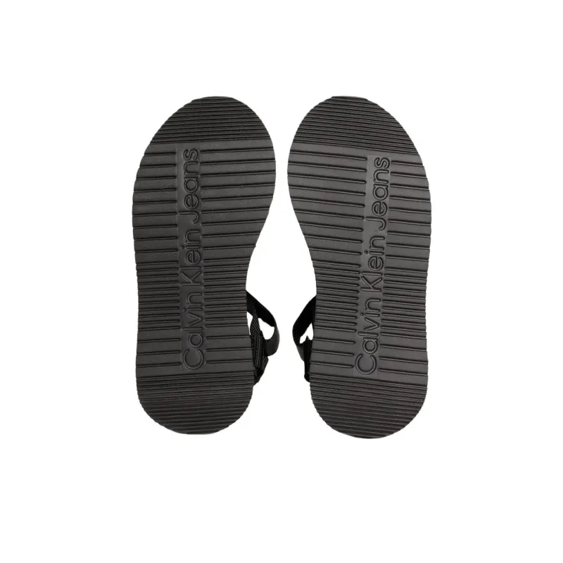 CKJ CALVIN KLEIN JEANS Beach Sandals Women's Black-4