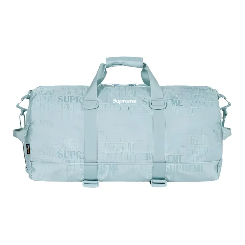 Supreme Leather Gym Bag Travel Bag Unisex-0
