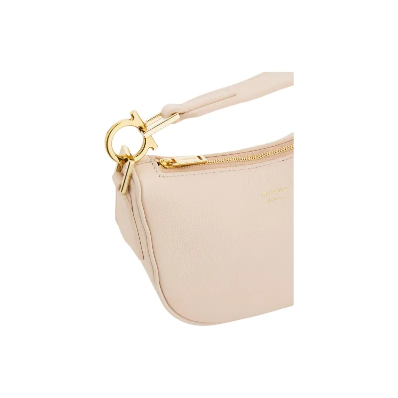 FERRAGAMO Cow Leather Hobo Bag Handbag Mini Women's Rose Pink-3