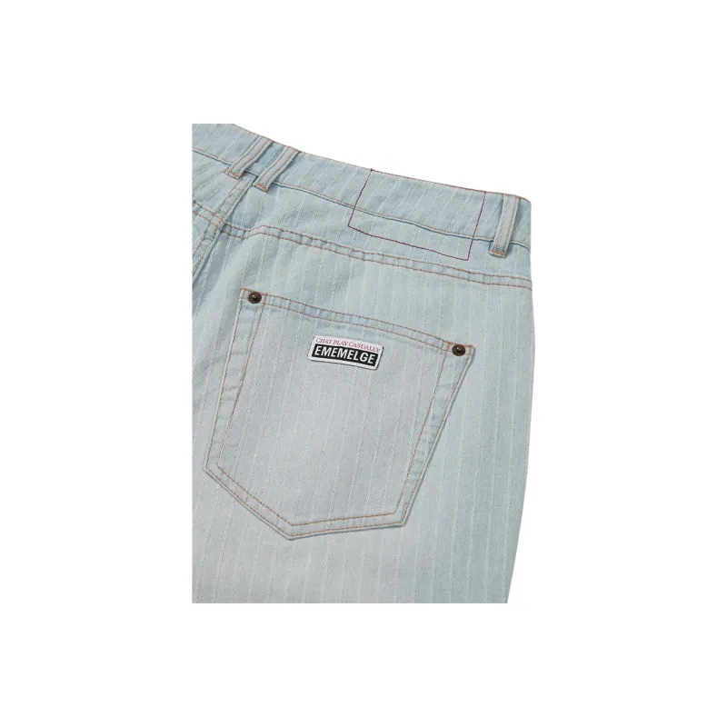 Mmlg SS25 Jeans Unisex Light Blue-5