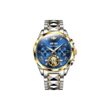 Steel Band Blue Dial