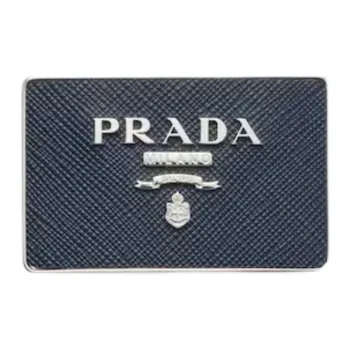 PRADA Metal, Calfskin Accessories Men's Blue