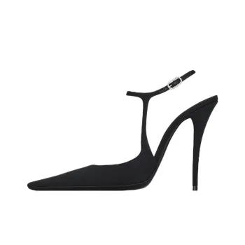 SAINT LAURENT Manon Slim Heel High Heels 11cm Women's Black