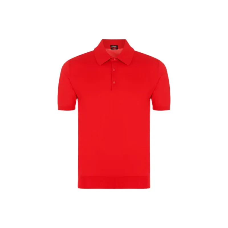 KITON Polo Shirts Men Red-0