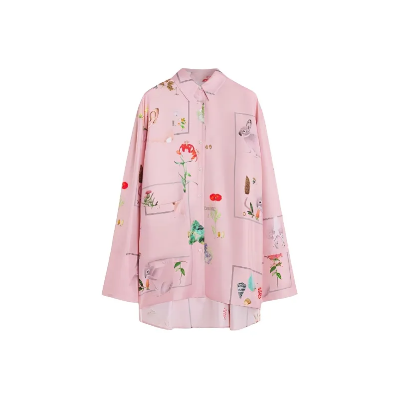Lanvin SS23 BOTANICA Shirts Unisex Pink-0