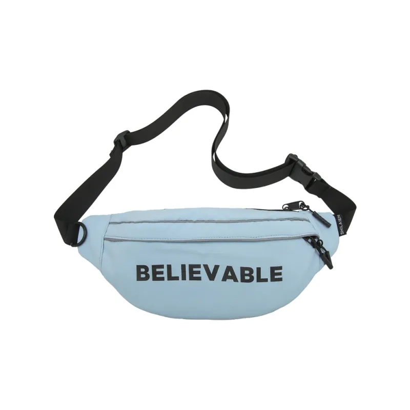 OURFUN Nylon Sling Bag Unisex White/Black/Red/Green/Blue/Pink-24