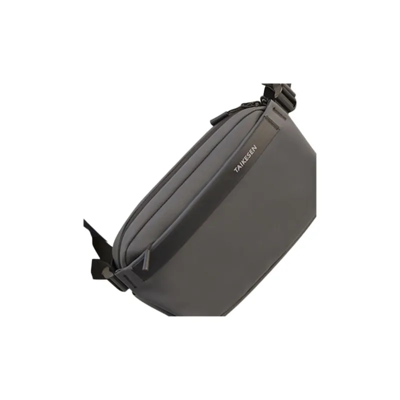 Techson Oxford Sling Bag Unisex Black/Gray-4